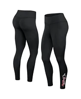 Women's Fanatics Black Atlanta Braves Wordmark Stack Leggings