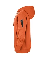Men's Nike Orange Distressed Phoenix Suns 2023/24 City Edition Courtside Standard Issue Pullover Hoodie