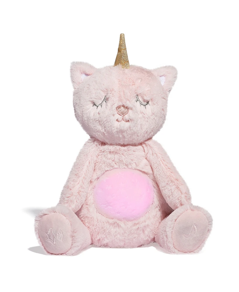Geoffrey's Toy Box 10" Soothing Kitty Corn Plush Stuffed Animal Toy with Led Lights and Sound, Created for Macy's