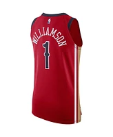 Men's Jordan Zion Williamson Red New Orleans Pelicans Authentic Jersey - Association Edition