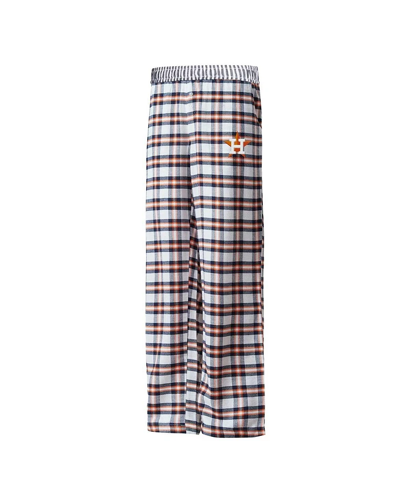 Women's Concepts Sport Navy, Orange Houston Astros Sienna Flannel Sleep Pants
