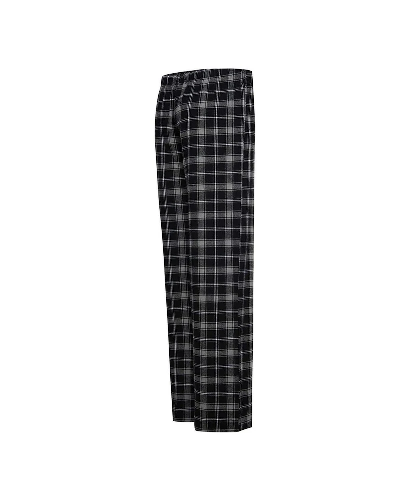 Women's Concepts Sport Black, Gray Chicago White Sox Arctic T-shirt and Flannel Pants Sleep Set