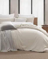 Dkny Pure Washed Linen 3-Piece Duvet Cover Set, Full/Queen