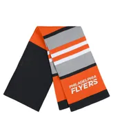 Women's Wear by Erin Andrews Philadelphia Flyers Stripe Glove and Scarf Set