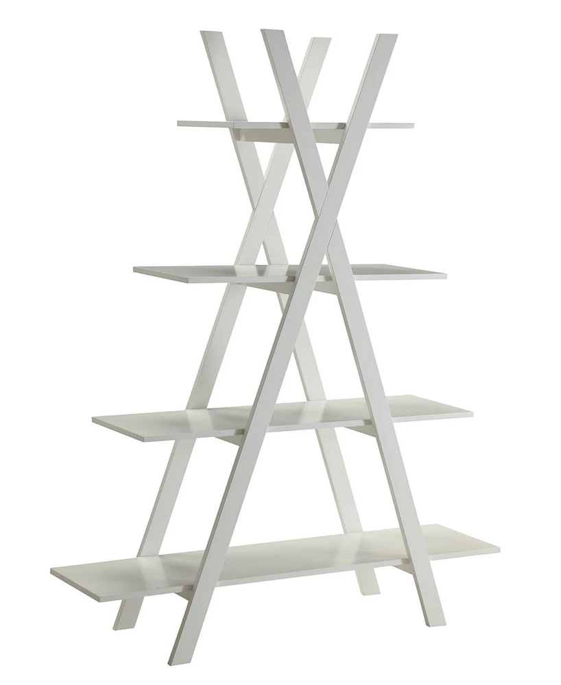 Convenience Concepts 45.75" Medium Density Fiberboard (Mdf) Oxford a Frame Bookshelf