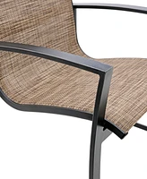 Wythburn Mix and Match Sleek Sling Outdoor Dining Chair, Created for Macy's