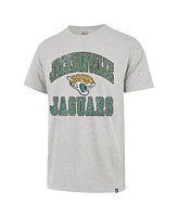 Men's '47 Brand Gray Distressed Jacksonville Jaguars Play Action Franklin T-shirt