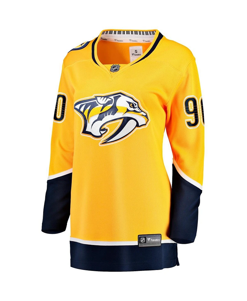 Women's Fanatics Ryan O'Reilly Gold Nashville Predators Home Premier Breakaway Player Jersey