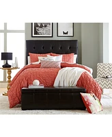 Aurora Faux Leather Storage Bench