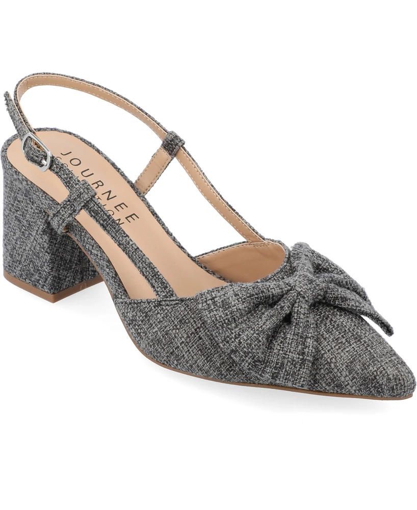 Journee Collection Women's Tailynn Block Heel Pumps