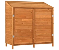 Garden Shed Brown 40.2"x20.5"x44.1" Solid Wood Fir