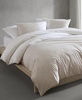 Calvin Klein Ikat Pinstripe Cotton Percale 3 Piece Duvet Cover Set, King