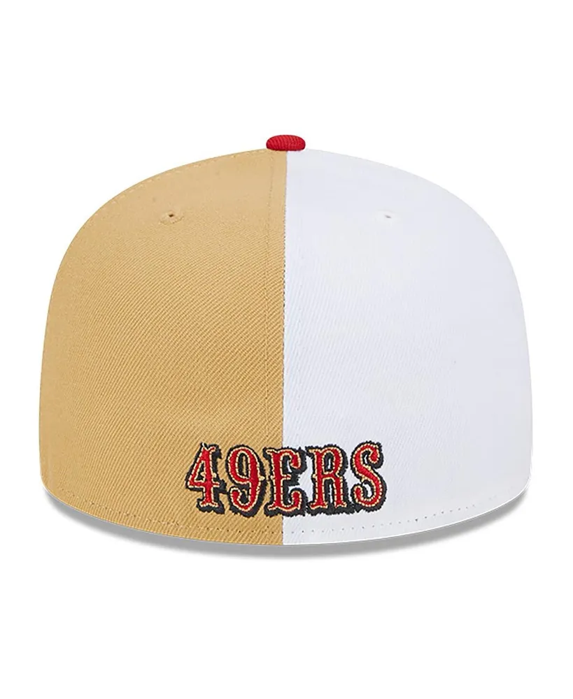 Men's New Era Gold, Scarlet San Francisco 49ers 2023 Sideline 59FIFTY Fitted Hat