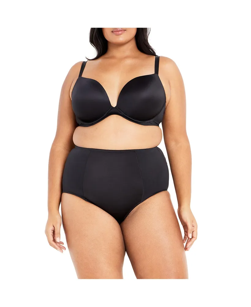 City Chic Plus Size Adore Push Up Bra - black