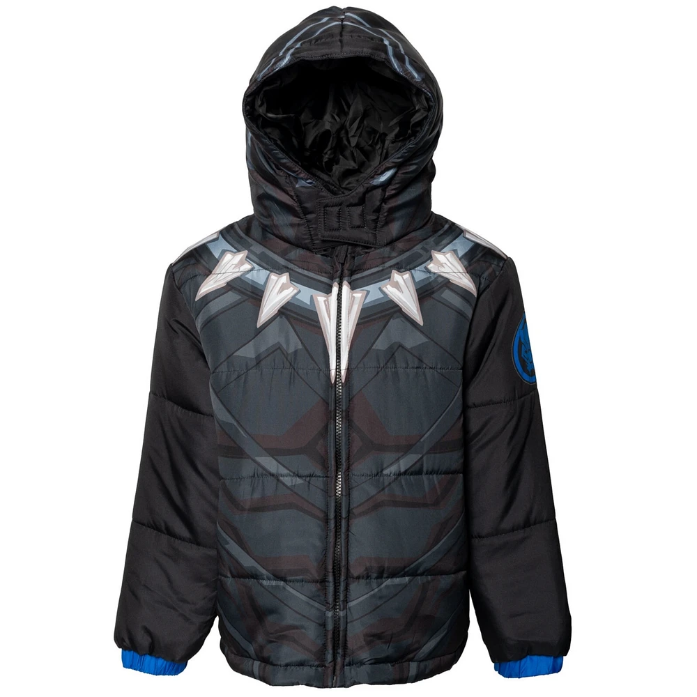 Avengers Boys Marvel The Hulk Zip Up Winter Coat Puffer Jacket