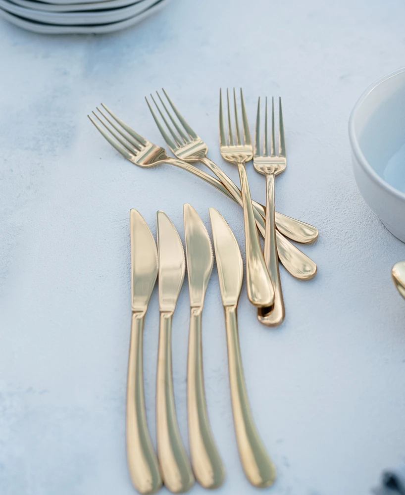 Vietri Settimocielo Oro Five-Piece Place Setting