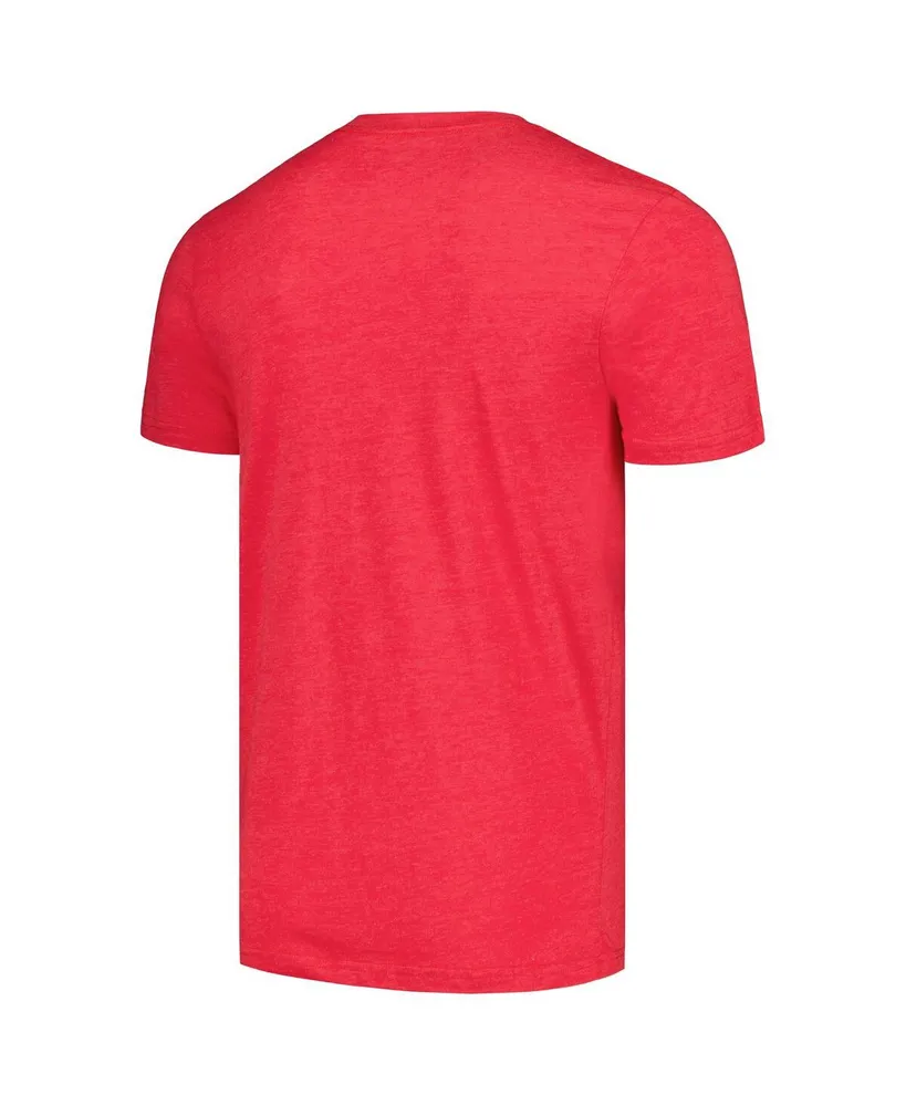 Men's Concepts Sport Charcoal, Red Los Angeles Angels Meter T-shirt and Pants Sleep Set