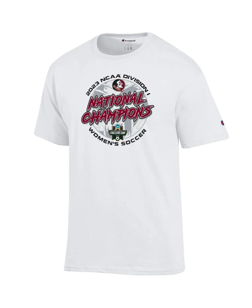 Men's and Women's Champion White Florida State Seminoles 2023 Ncaa Soccer National Champions Locker Room T-shirt
