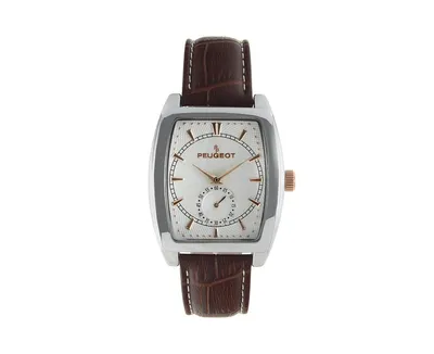 Peugeot Men 33mm Remote Second Hand Leather Strap watch