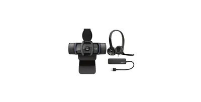 Logitech C920S Pro Hd Webcam With H390 Usb Headset With Mic