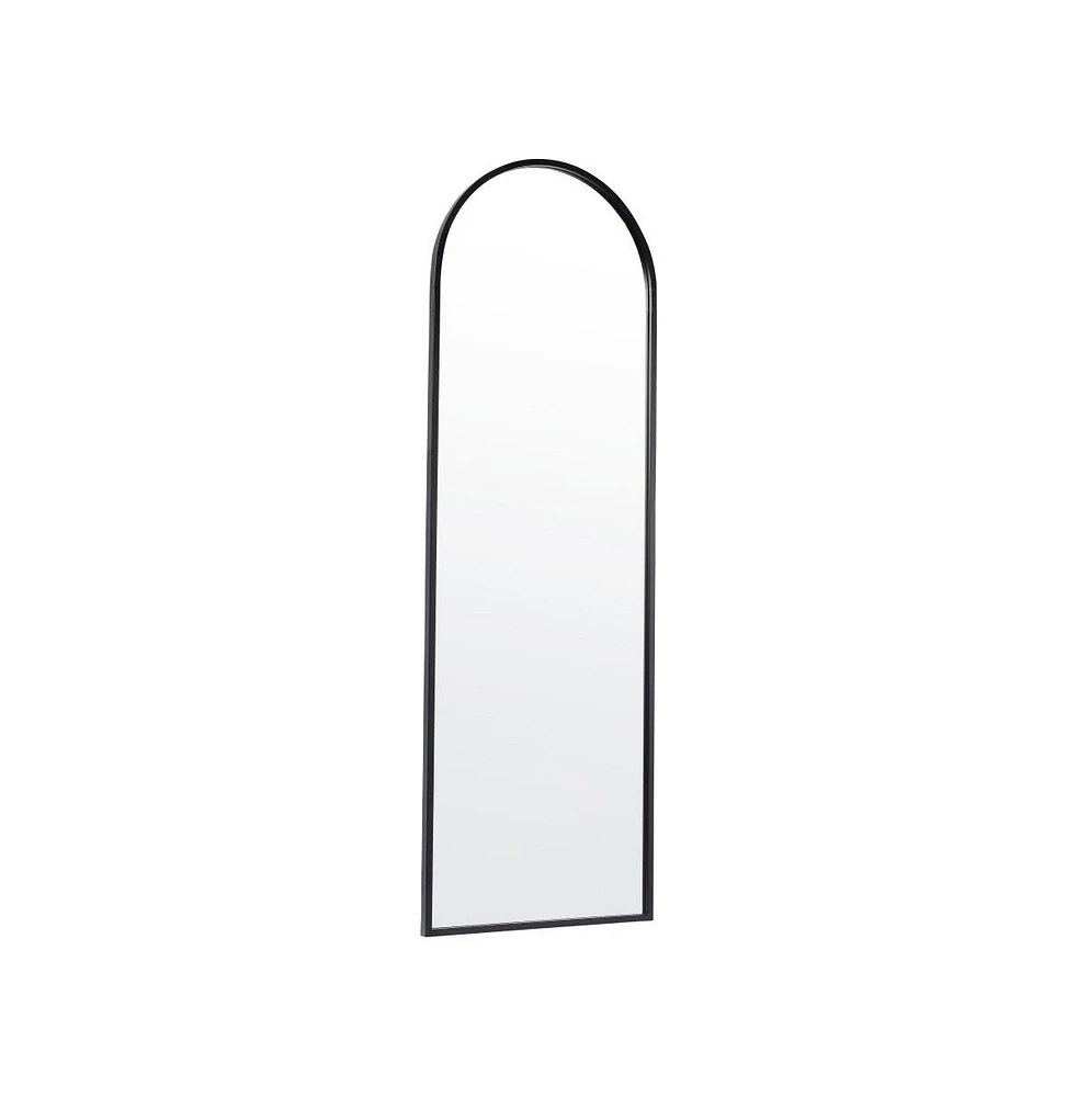 Arched Wall Mirror, Metal Framed Wall Mirror For Hallways, Entryways, Dining And Living Rooms