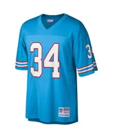 Men's Mitchell & Ness Earl Campbell Light Blue Houston Oilers Legacy Replica Jersey