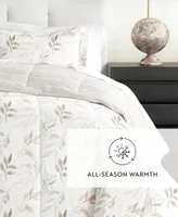 ienjoy Home Foliage Stripe 2-Piece Comforter Set, Twin/Twin Xl