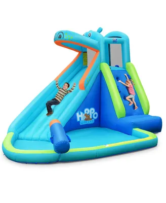 Inolait Inflatable Water Pool with Splash and Slide Without Blower