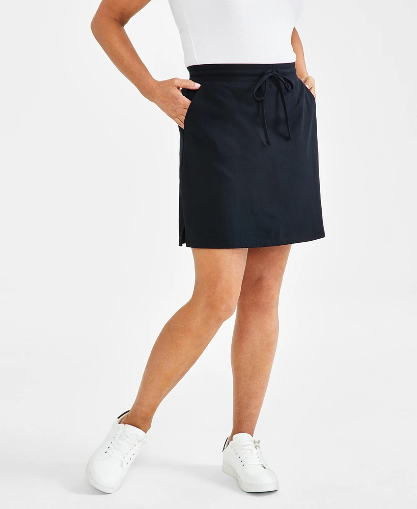 Style & Co Women's Jersey Skort, Regular Petite, Created for Macy's