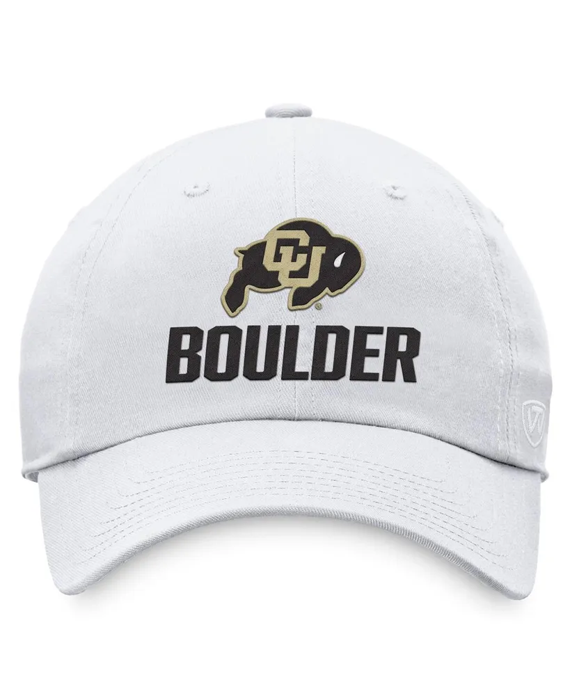 Men's Top of the World White Colorado Buffaloes Adjustable Hat