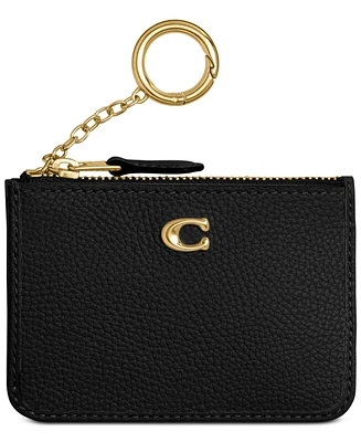 Coach Leather Essential Mini Id Card Case