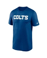 Men's Nike Royal Indianapolis Colts Legend Wordmark Performance T-shirt