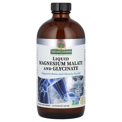 Nature's Answer Liquid Magnesium Malate and Glycinate - 16 fl oz (480 ml)