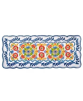 Certified International Flores 2 Pc Appetizer Set, Service For 2
