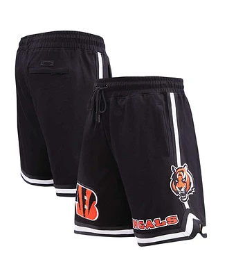 Men's Pro Standard Black Cincinnati Bengals Classic Chenille Shorts