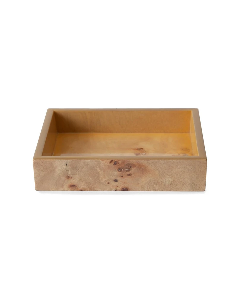 Cassadecor Petra Burl Wood Soap Dish