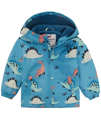 Rokka&Rolla Toddler Boys Fleece Lined Windbreaker Rain Jacket