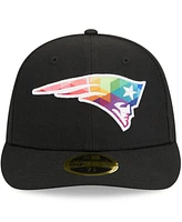 Men's New Era Black New England Patriots 2023 Nfl Crucial Catch Low Profile 59FIFTY Fitted Hat