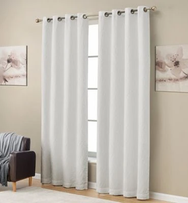 Camden Fashion 100 Blackout 2 Layer Winter Heat Blocking Thermal Insulated Energy Savings Window Curtain Drapery Grommet Panels For Office Bedroom Set Of 2