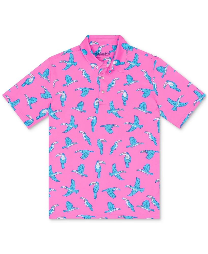 Chubbies Men's The Toucan Do It Performance Polo 2.0