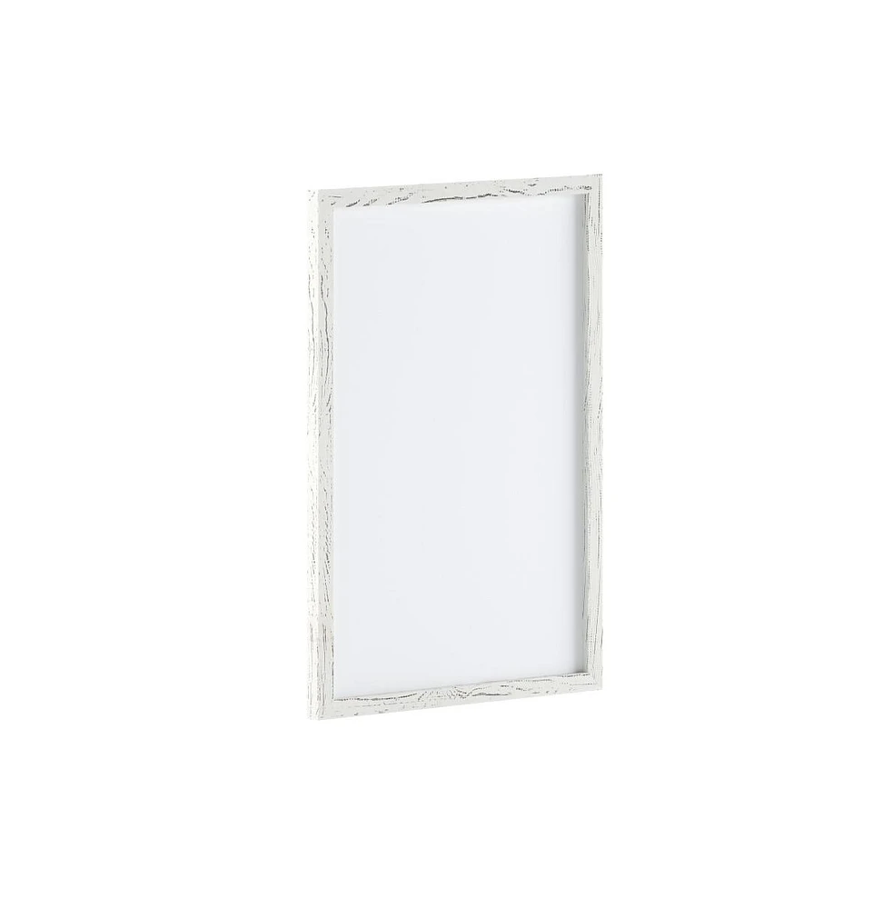 Cilla Magnetic Wall Mounted White Board with Wood Frame