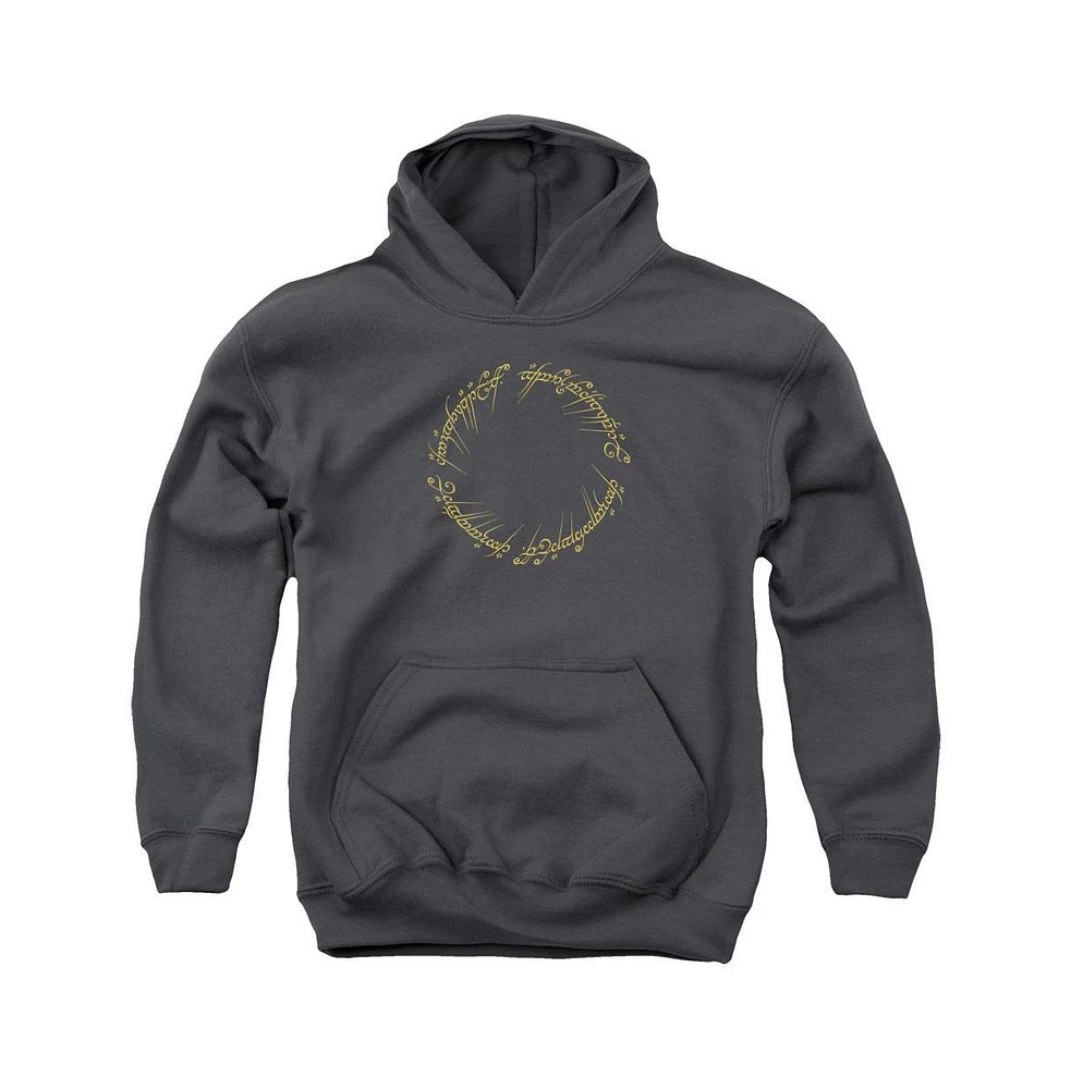 Lord Of The Rings Youth One Ring Pull Over Hoodie / Hooded Sweatshirt