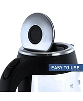 MegaChef 1.8 Quart Glass Electric Tea Kettle