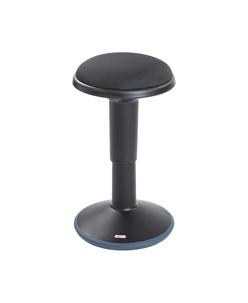 ECR4Kids Sitwell Wobble Stool with Cushion, Adjustable Height