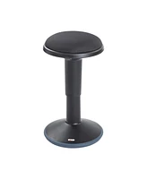 ECR4Kids Sitwell Wobble Stool with Cushion, Adjustable Height