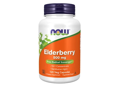 Now Foods Elderberry ,500 mg ,60 Veg Caps