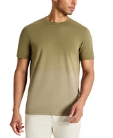 Kenneth Cole Men's 4-Way Stretch Dip-Dyed T-Shirt