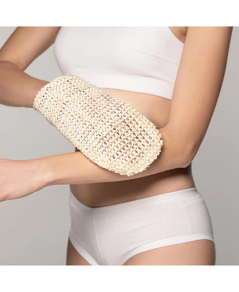 Pursonic Sisal Hemp Bath Glove 2 Pack