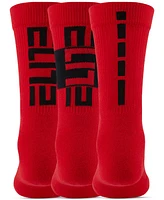 Nike Big Kids Elite Basketball Crew Socks, Pack of 3