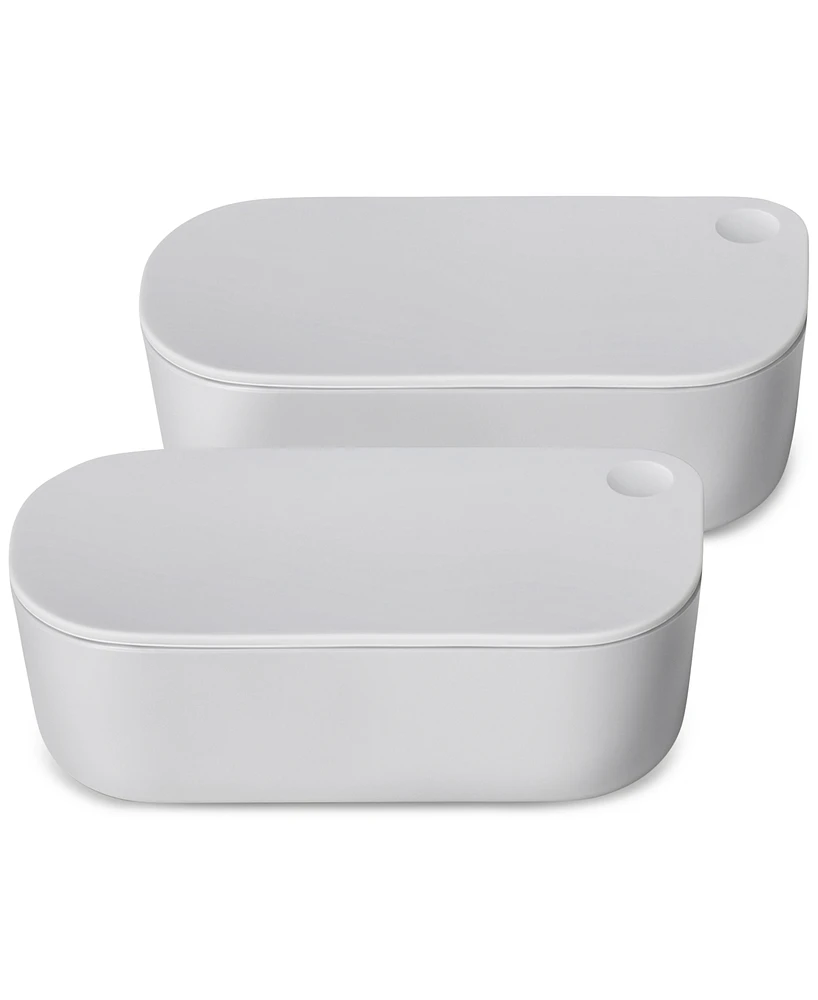 Caraway 2-Piece Dash Nonstick Glass Ramekin & Lid Set